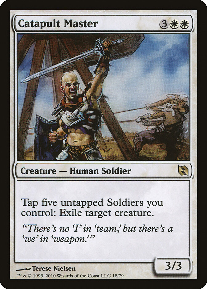 Catapult Master card front