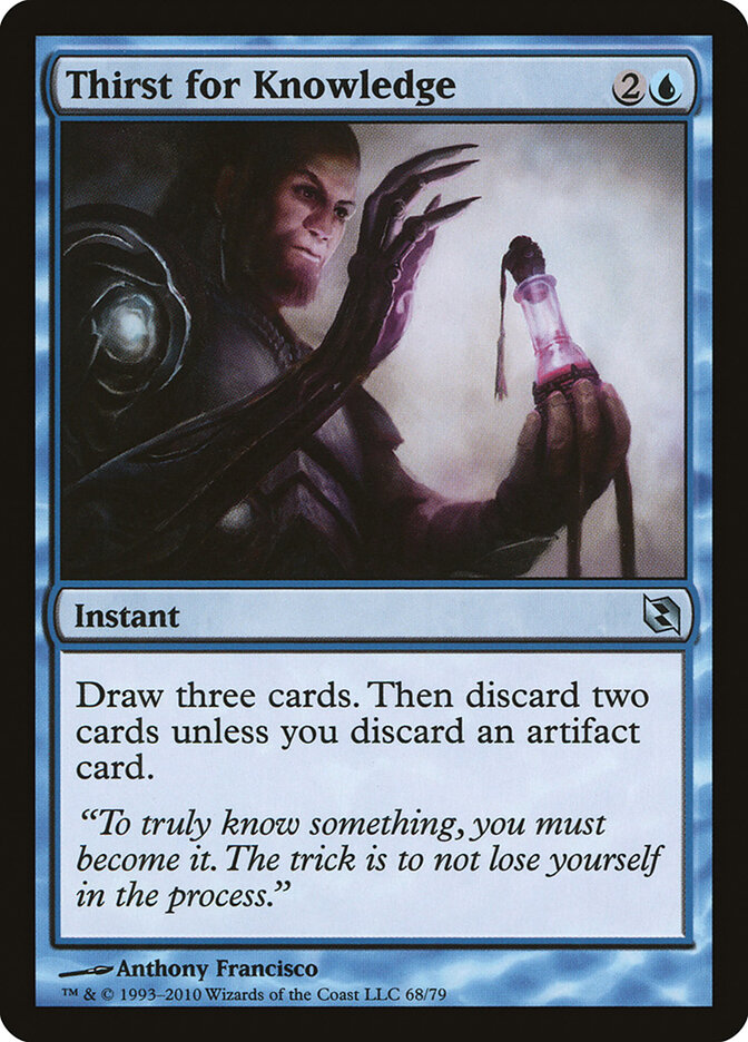 Thirst for Knowledge card front