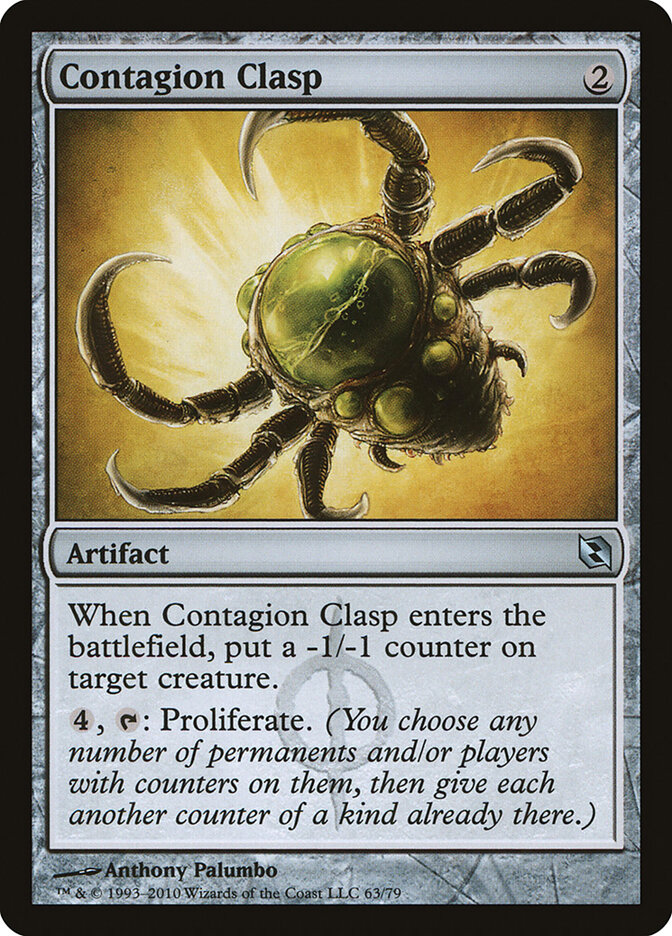 Contagion Clasp card front