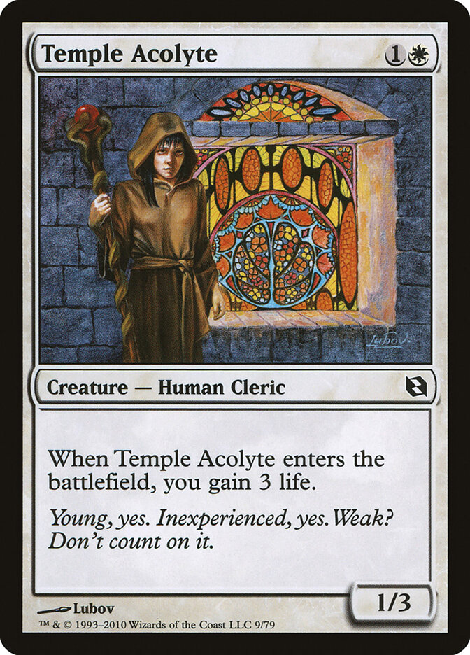 Temple Acolyte card front