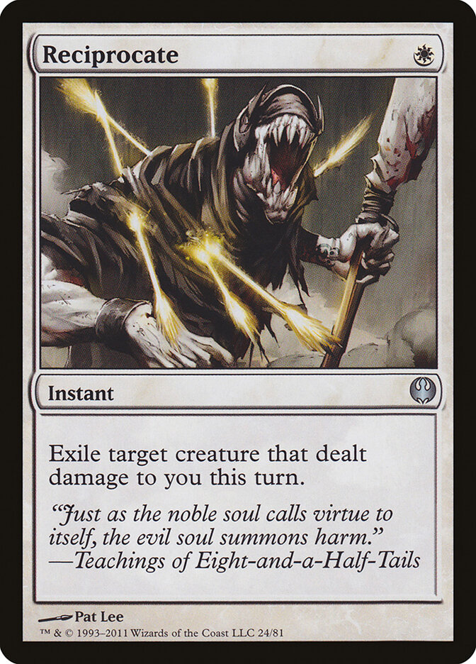 Reciprocate card front