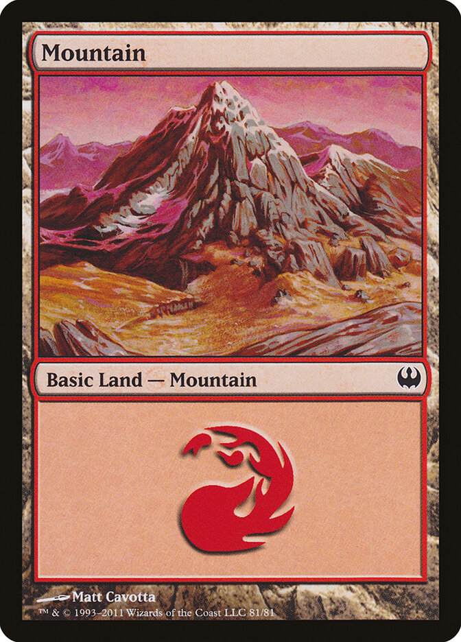 Mountain card front
