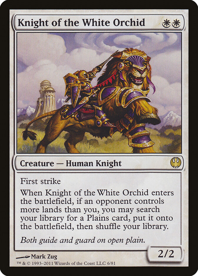 Knight of the White Orchid card front