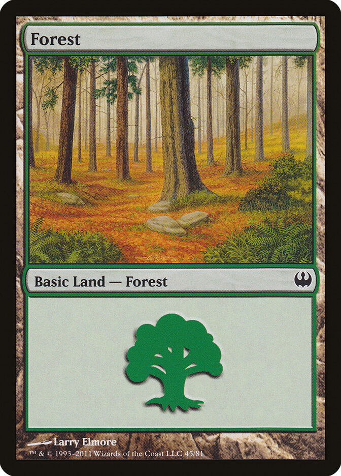 Forest card front