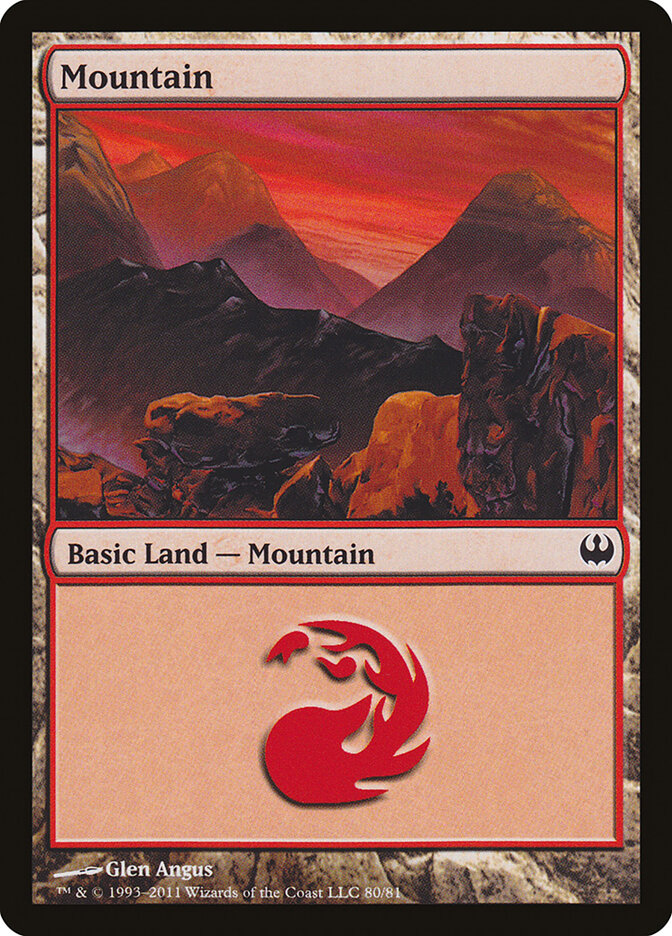 Mountain card front