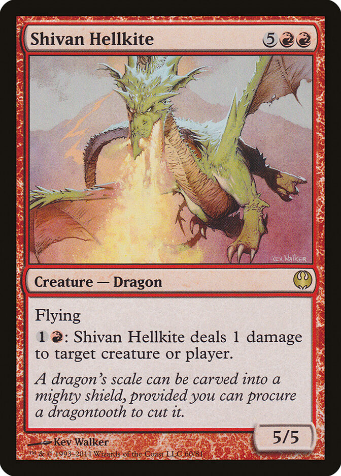 Shivan Hellkite card front
