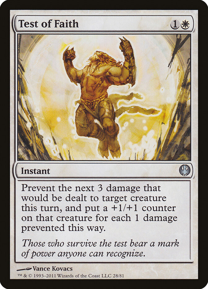 Test of Faith card front