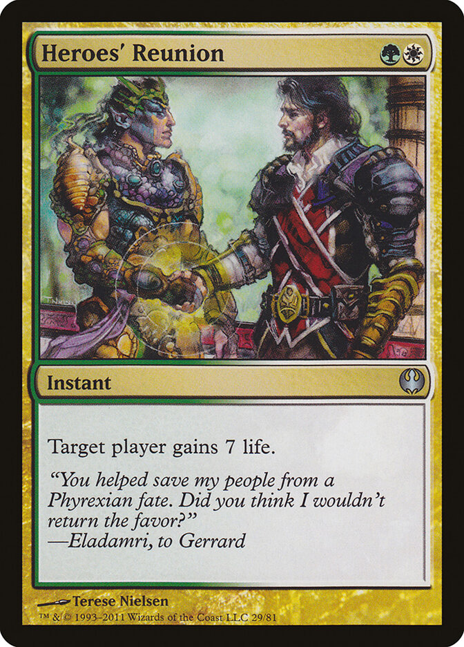 Heroes' Reunion card front