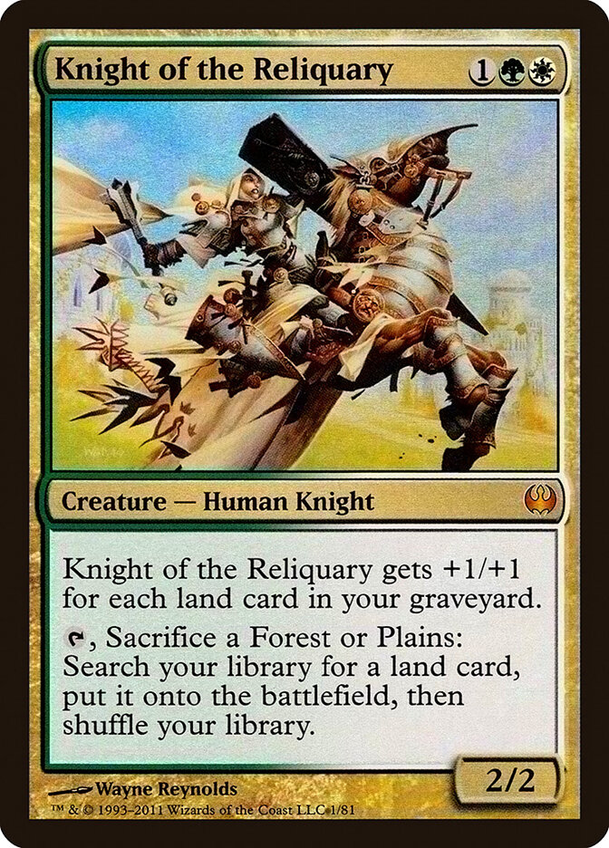 Knight of the Reliquary card front