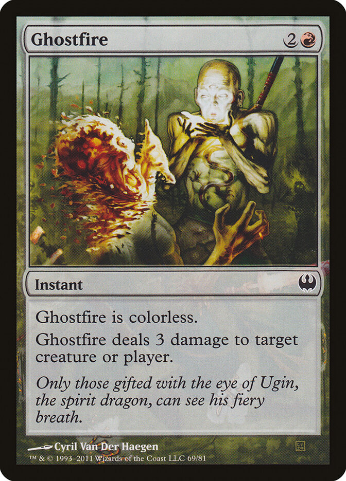 Ghostfire card front