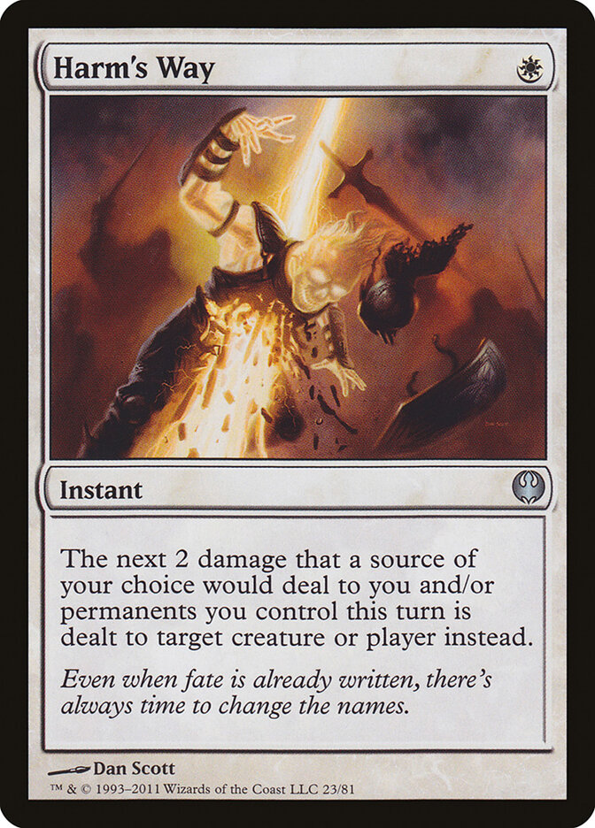 Harm's Way card front