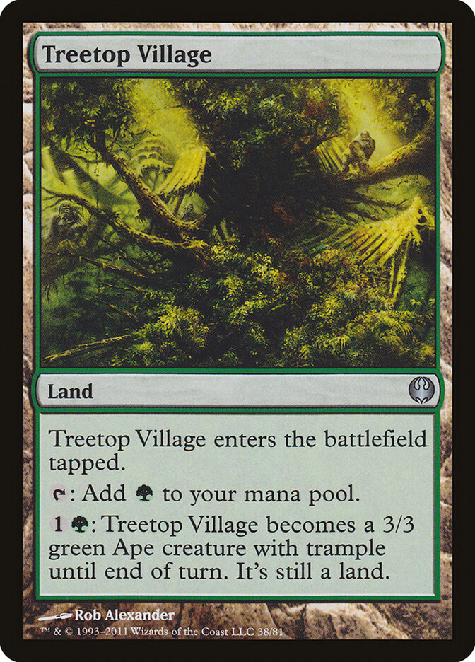Treetop Village card front