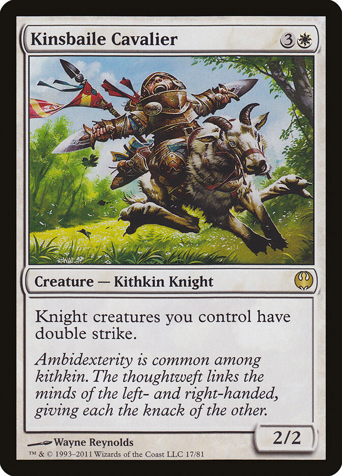 Kinsbaile Cavalier card front