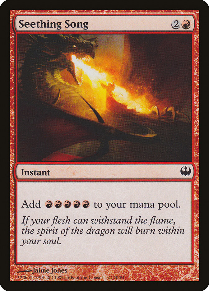 Seething Song card front