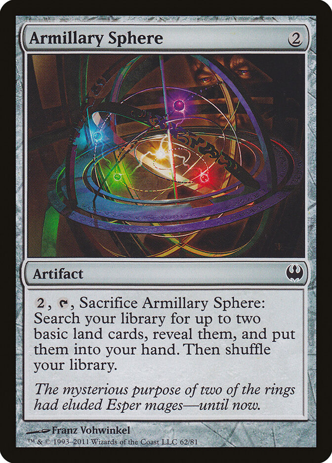 Armillary Sphere card front