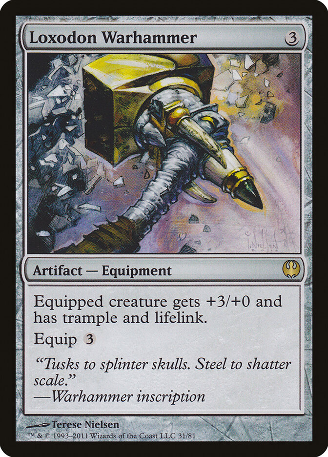 Loxodon Warhammer card front