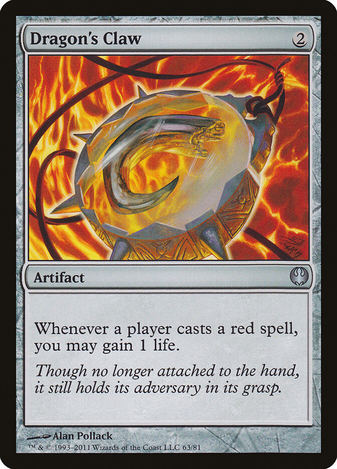 Dragon's Claw card front