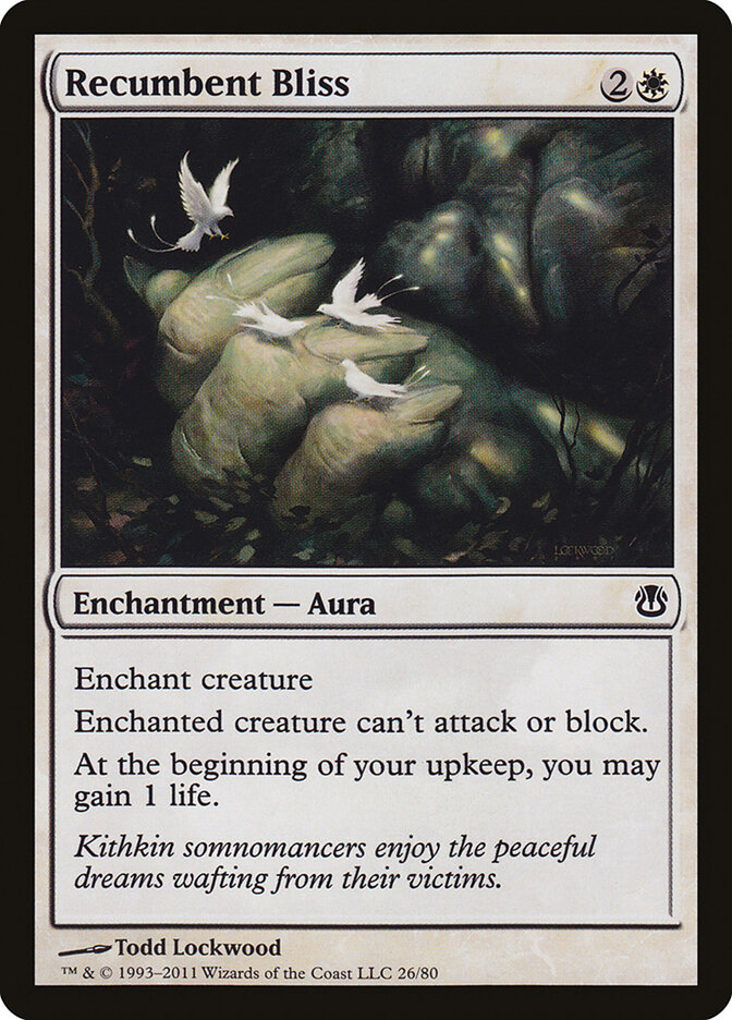 Recumbent Bliss card front
