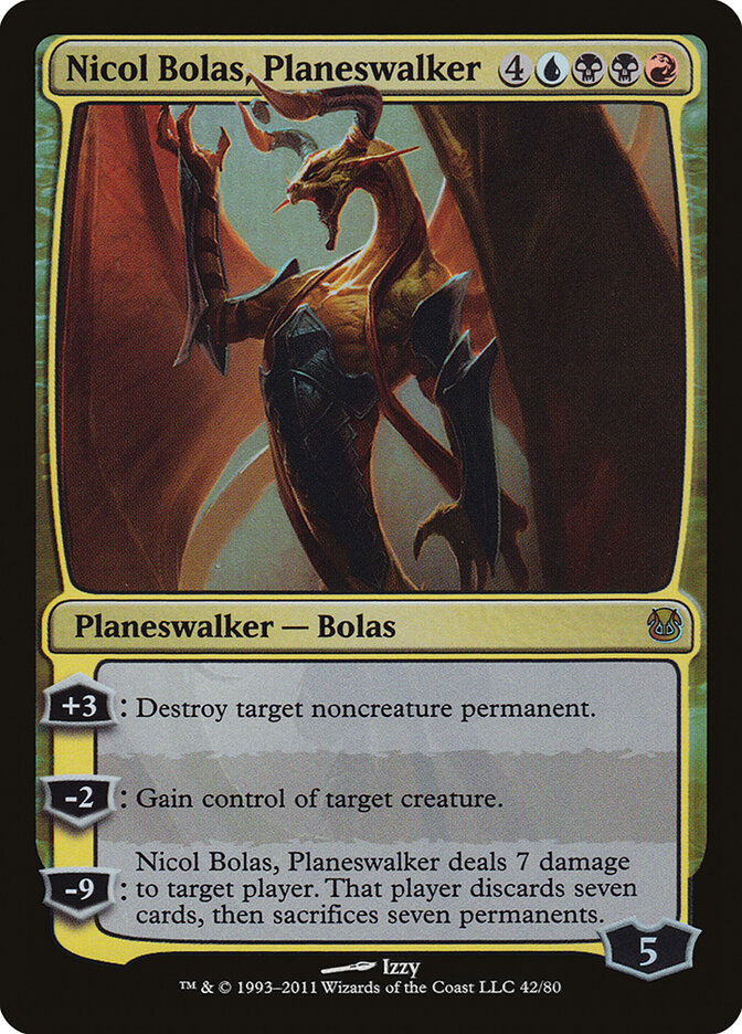 Nicol Bolas, Planeswalker card front