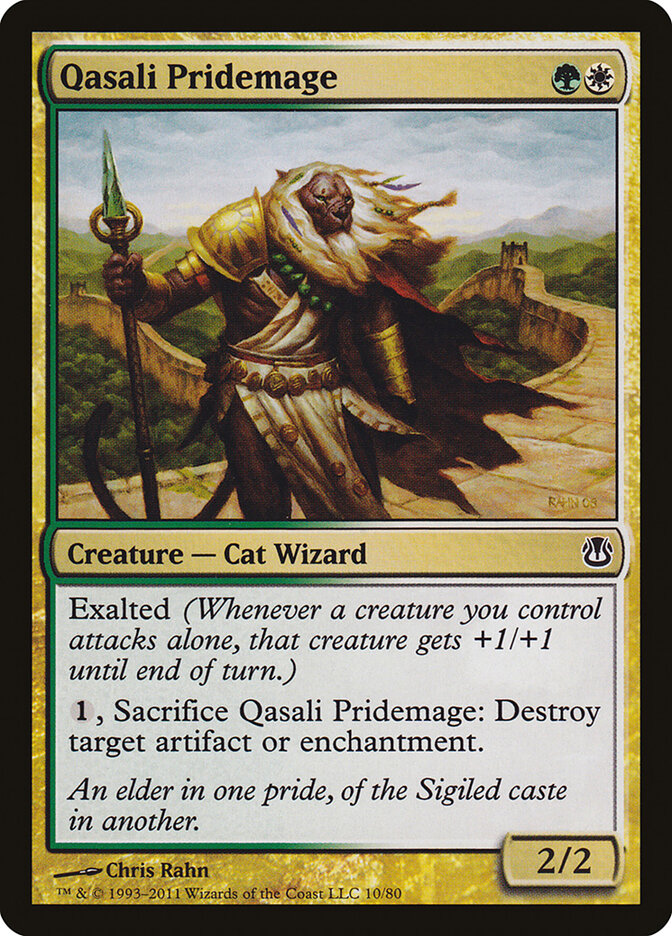 Qasali Pridemage card front
