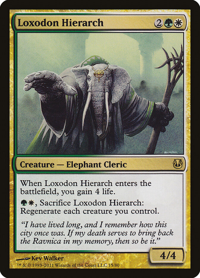 Loxodon Hierarch card front