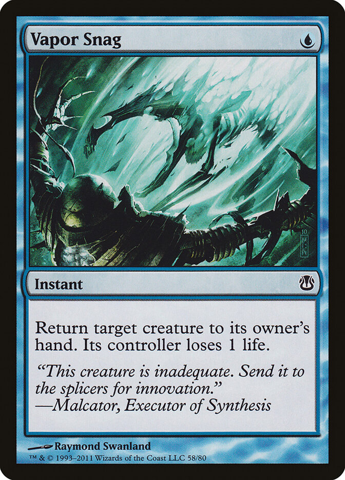 Vapor Snag card front
