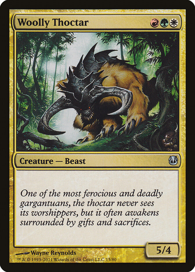 Woolly Thoctar card front