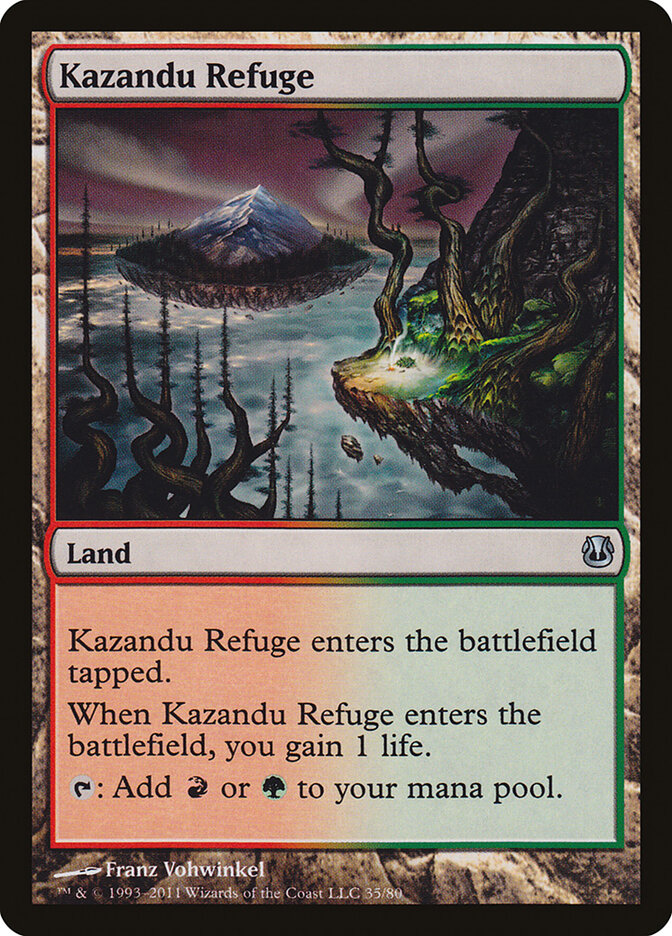 Kazandu Refuge card front