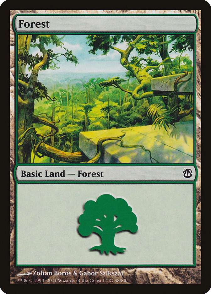 Forest card front