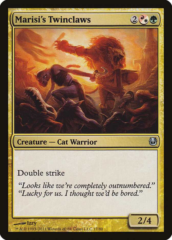 Marisi's Twinclaws card front