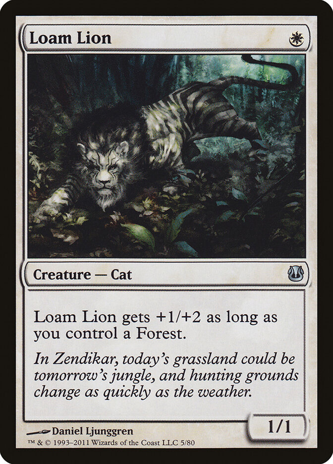 Loam Lion card front