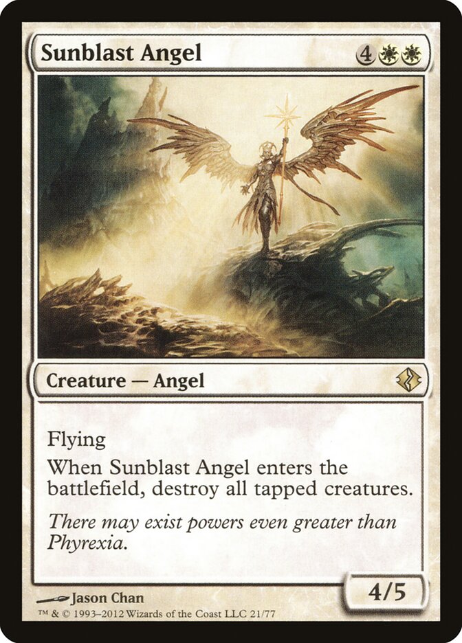 Sunblast Angel card front