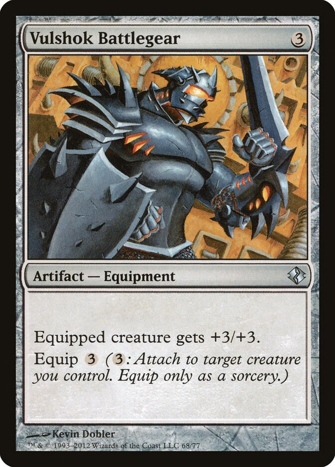 Vulshok Battlegear card front