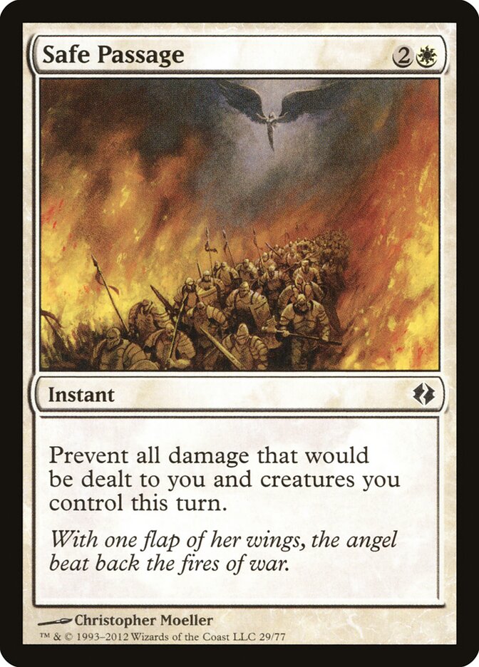 Safe Passage card front