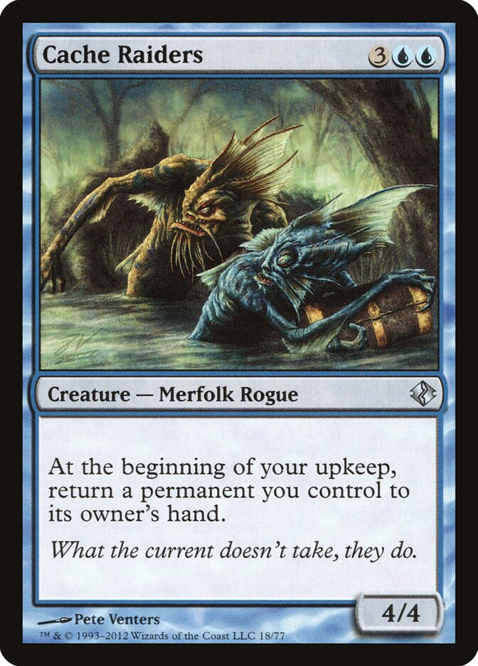 Cache Raiders card front