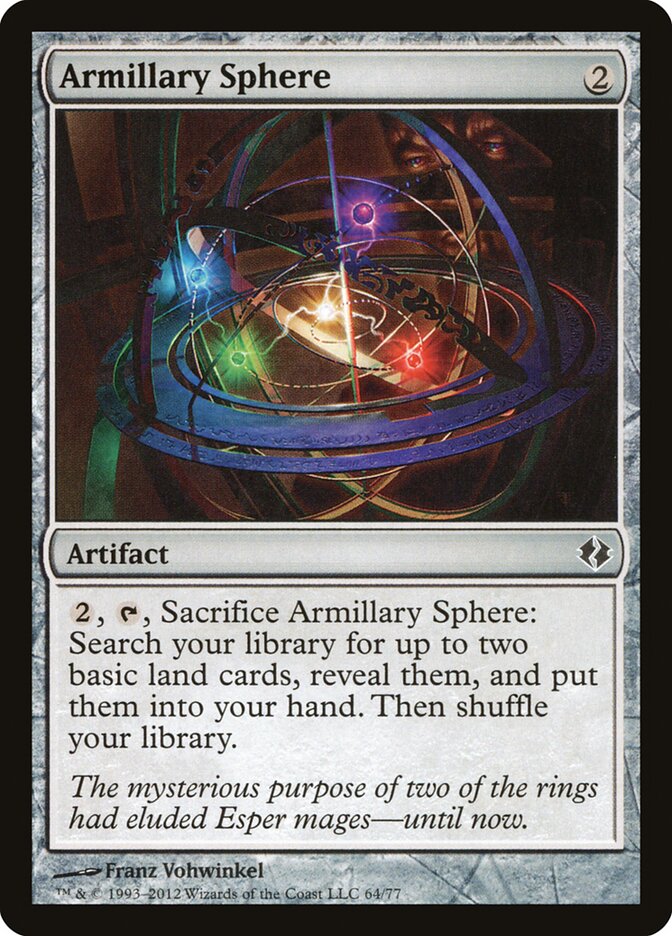 Armillary Sphere card front