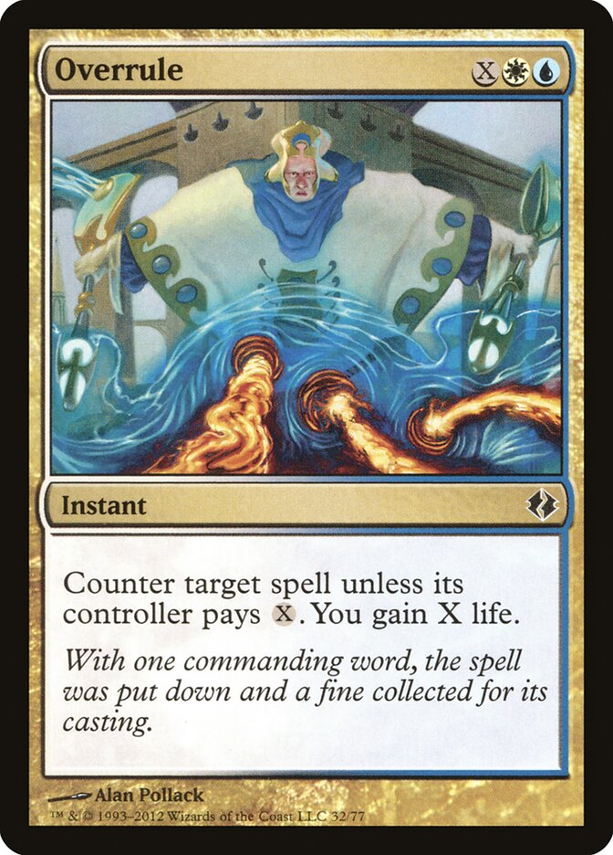Overrule card front