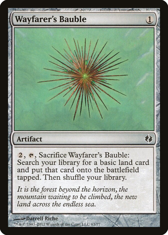 Wayfarer's Bauble card front