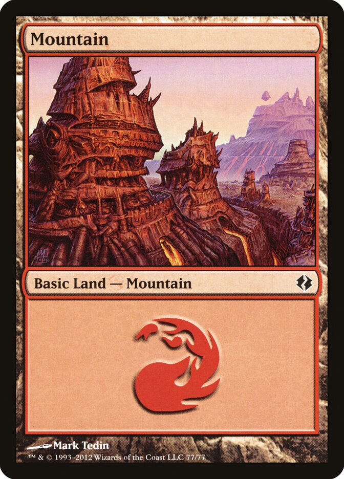 Mountain card front