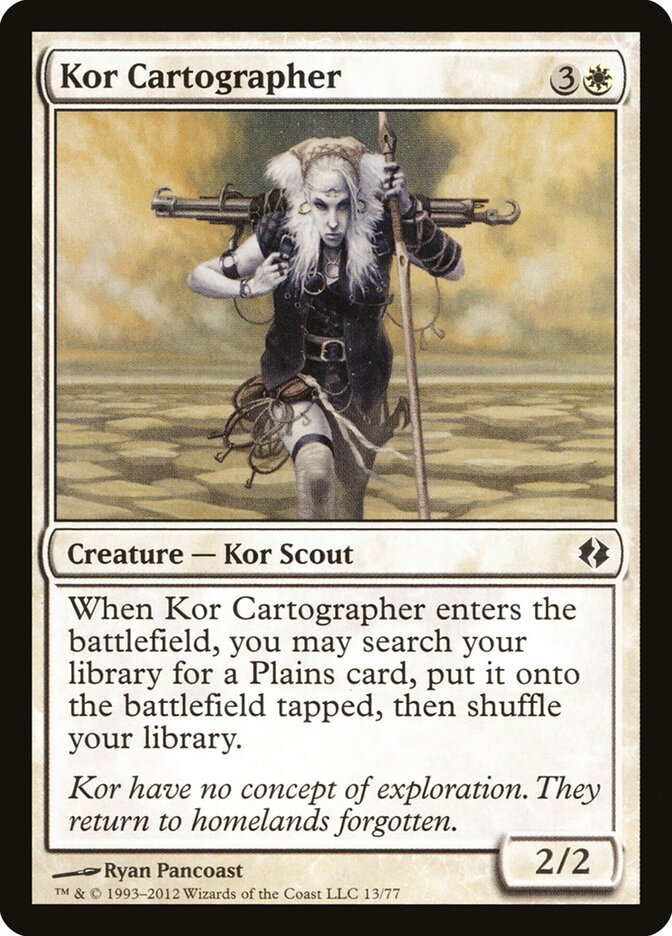 Kor Cartographer card front