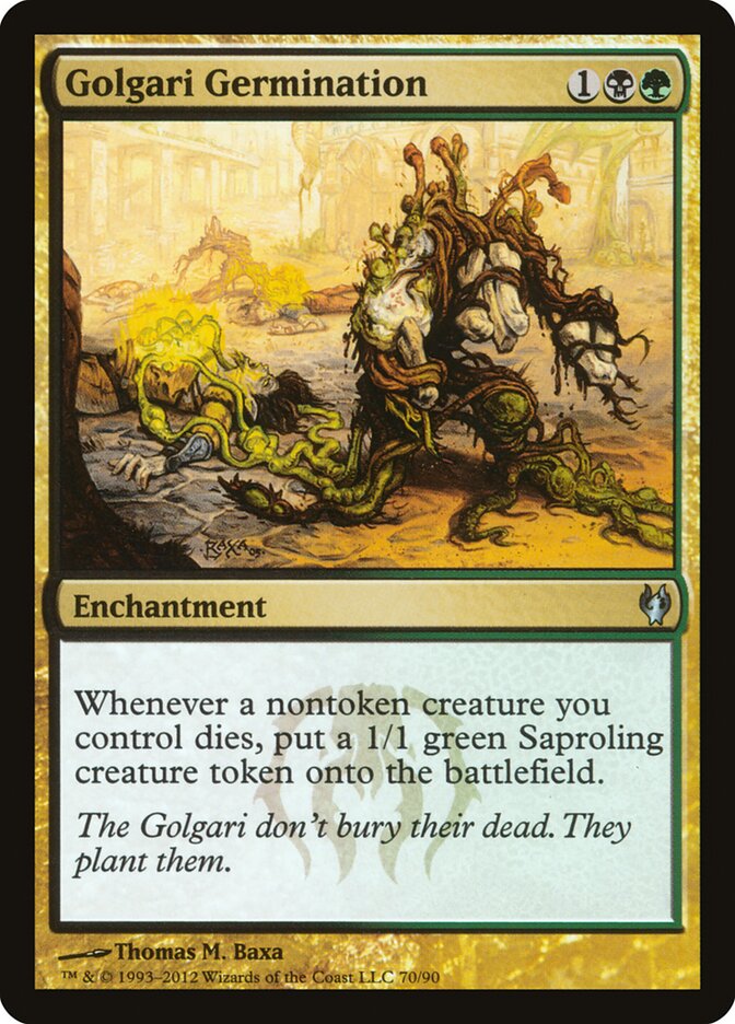 Golgari Germination card front