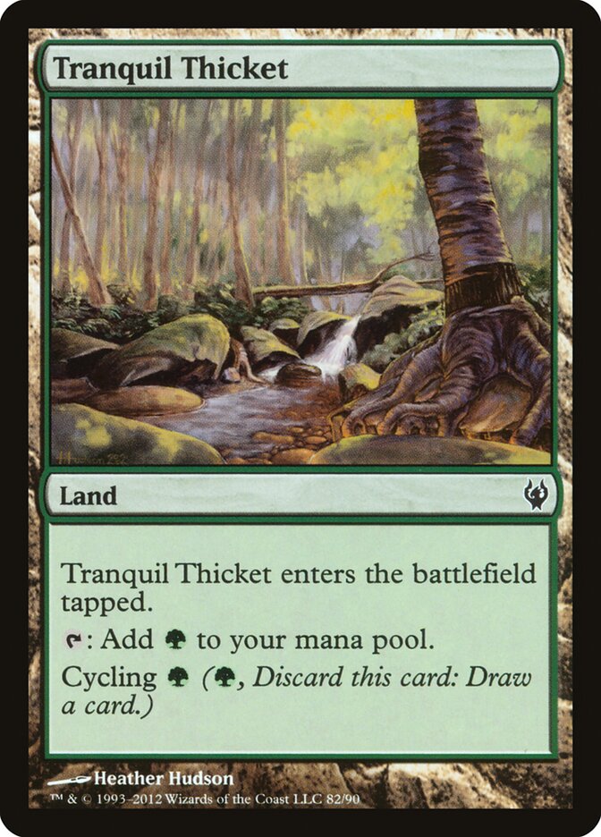 Tranquil Thicket card front