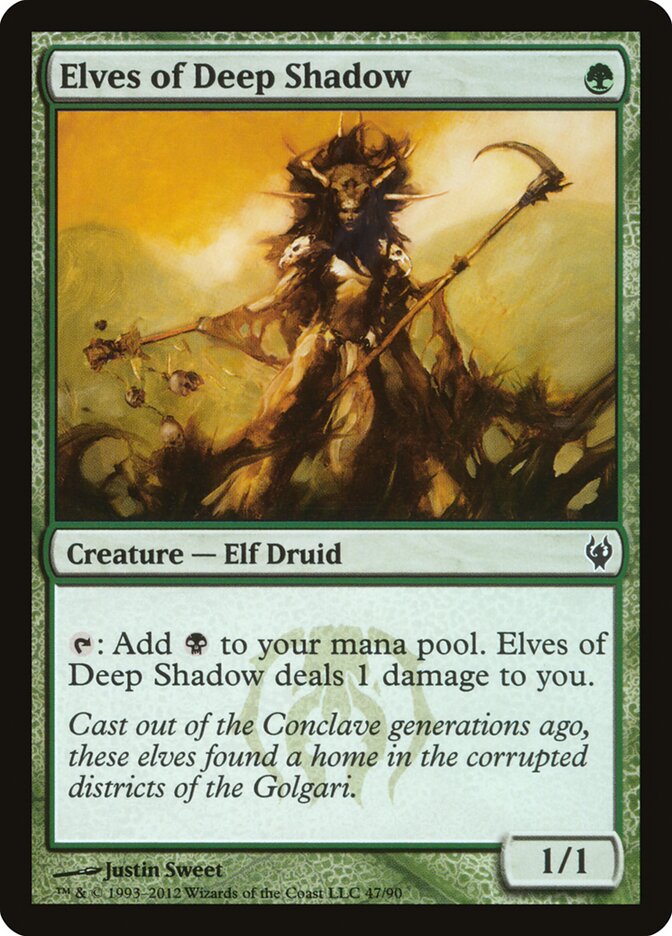 Elves of Deep Shadow card front