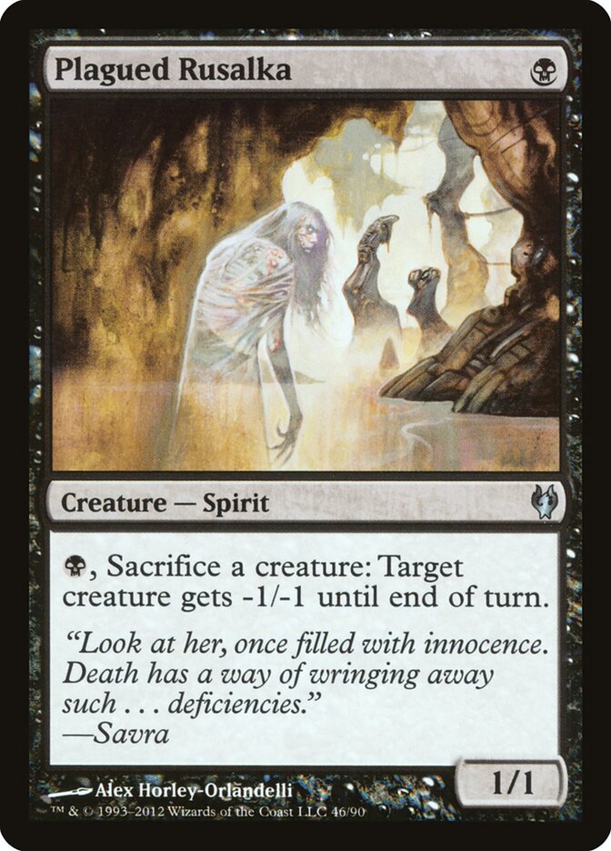 Plagued Rusalka card front
