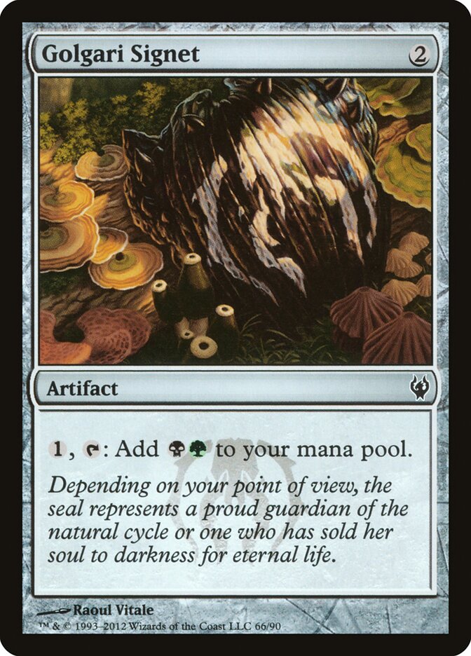 Golgari Signet card front