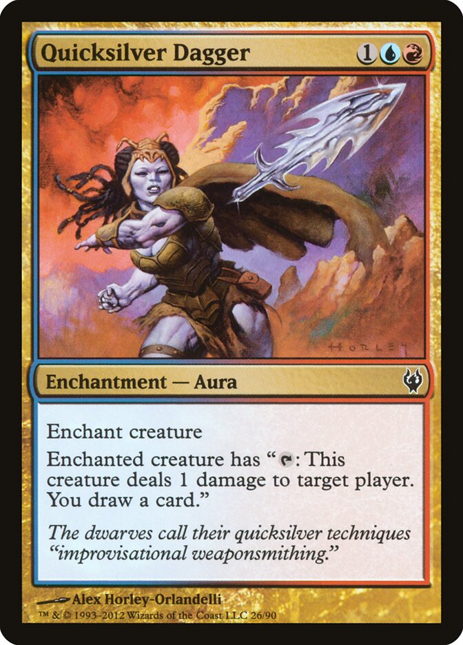 Quicksilver Dagger card front