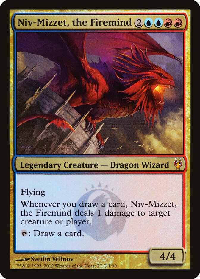 Niv-Mizzet, the Firemind card front