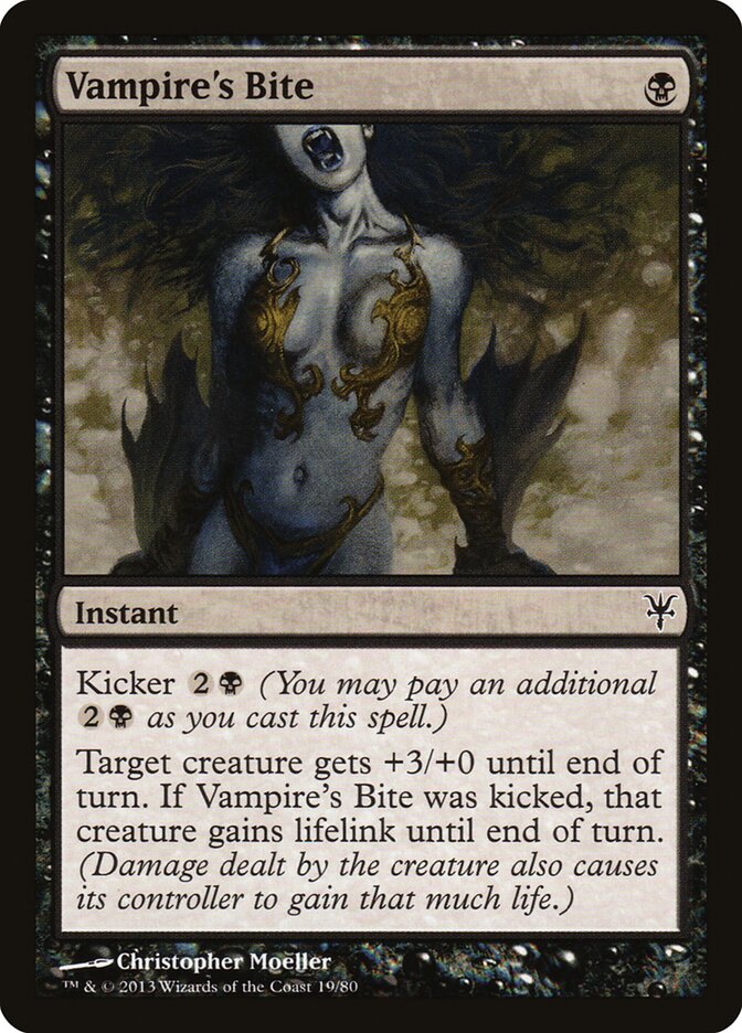 Vampire's Bite card front