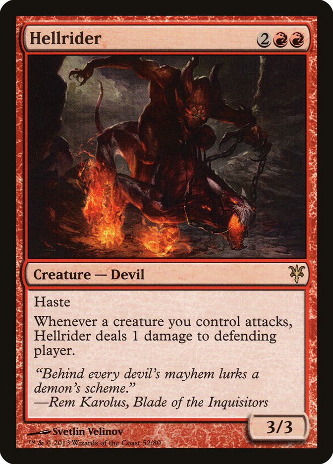 Hellrider card front