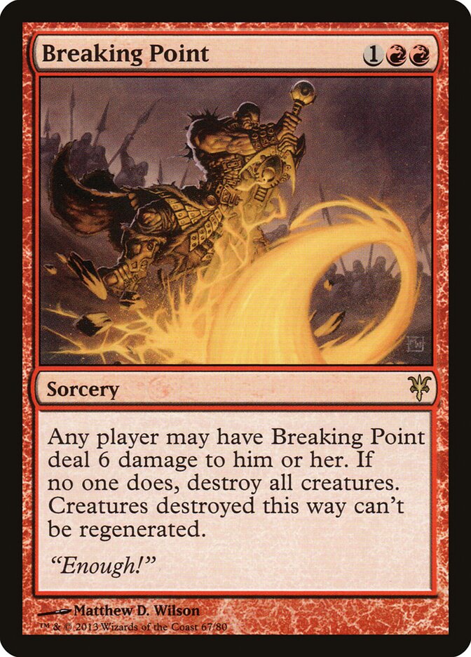 Breaking Point card front